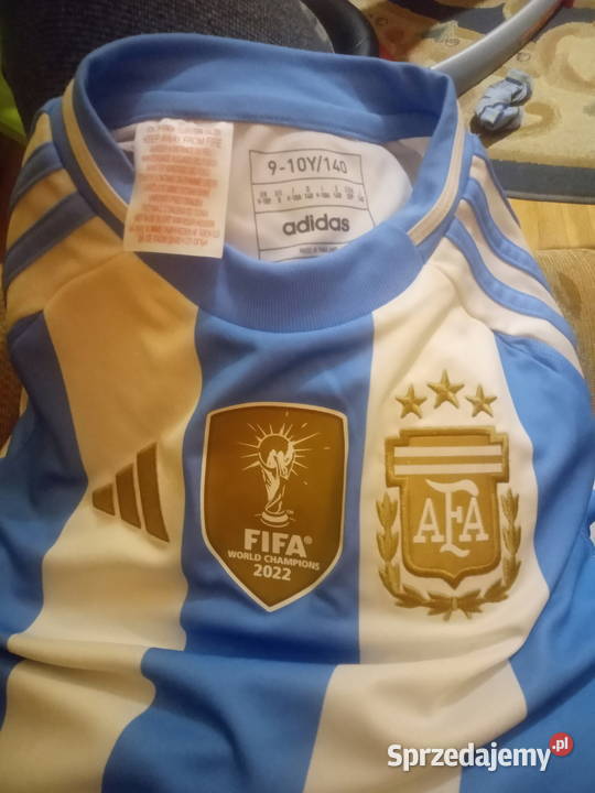 Chłopięca koszulka Argentyna Fifa 2022 Bluzki, koszulki i kaftaniki warmińsko-mazurskie Działdowo