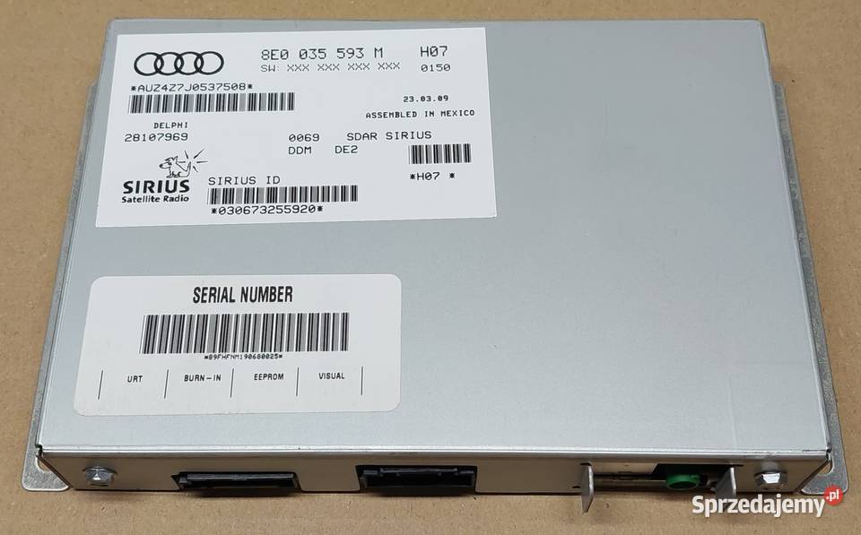 MODUŁ RADIA CYFROWEGO AUDI A3 A4 A5 A6 VW PASSAT Mielęcin sprzedam