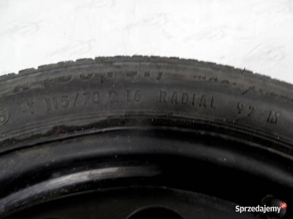 OPEL ASTRA H koło dojazdowe 1157016 92M 4x100 świętokrzyskie sprzedam