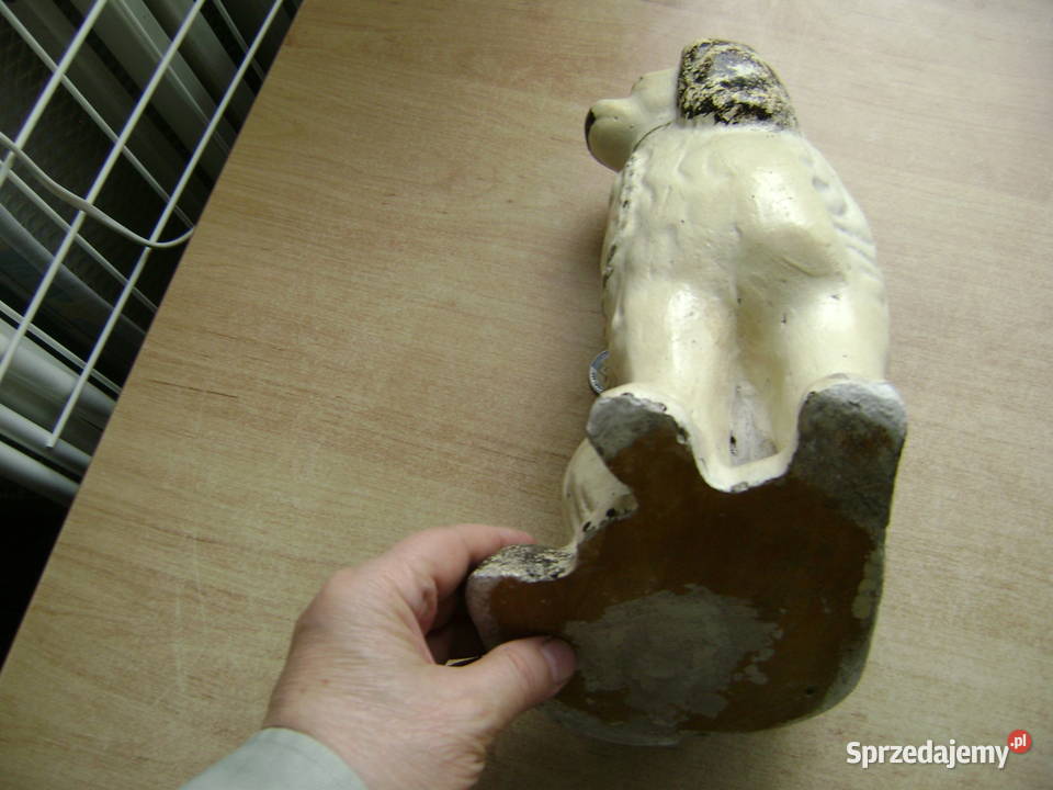Starocie z PRL PSY Figurka ceramiczna Gdynia