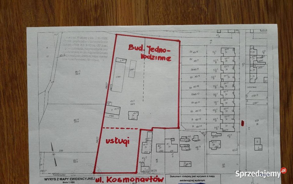 Działka Budowlana 9200 m2 Białej MEDIA Wrocław 9200m2