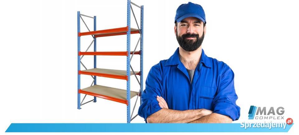 REGAŁ MAGAZYNOWY METALOWY WYTRZYMAŁY MRTK7