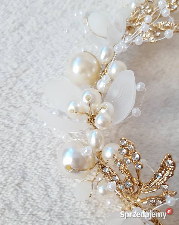Ozdoba do włosów wianek tiara diadem ślub wesele Szczecin