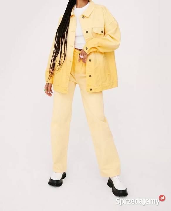 Nasty Gal kurtka jeans oversize wiosenna ombre Kalisz