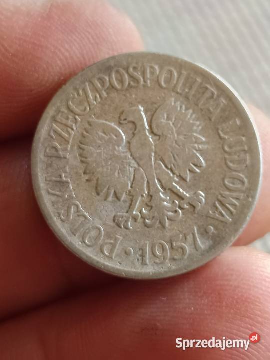 Sprzedam monetę 50 groszy 1957 lekka skrętka