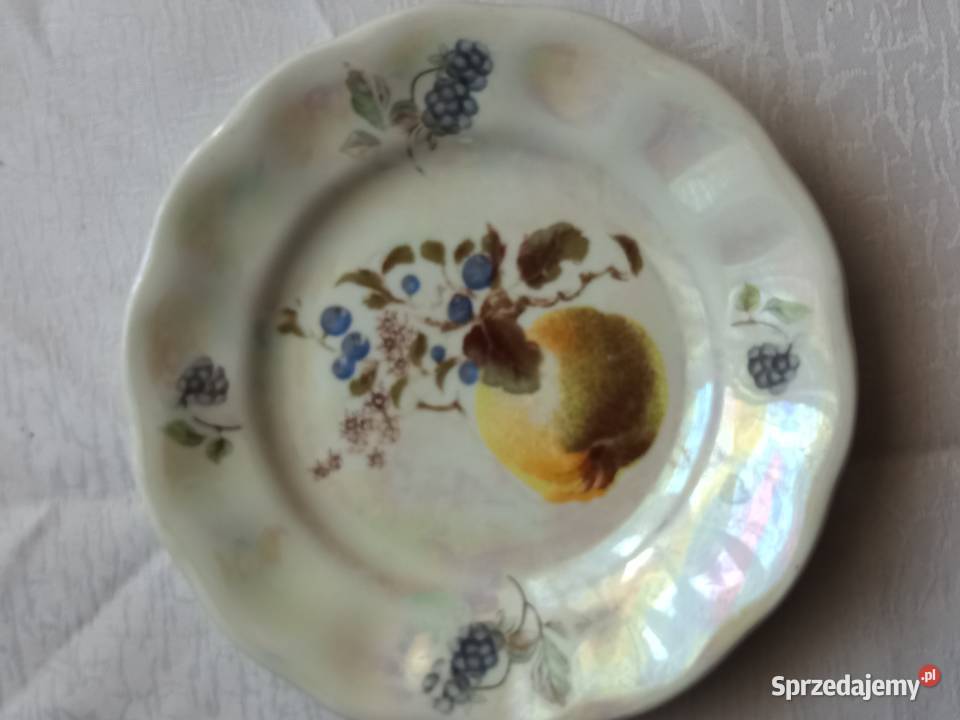Karolina Wałbrzych Ozdoby talerzyk Porcelana i szkło Świdnica