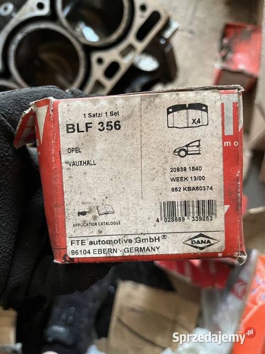 Klocki hamulcowe Opel Mantaasconakadet KBA60374 osobowe Szczecin