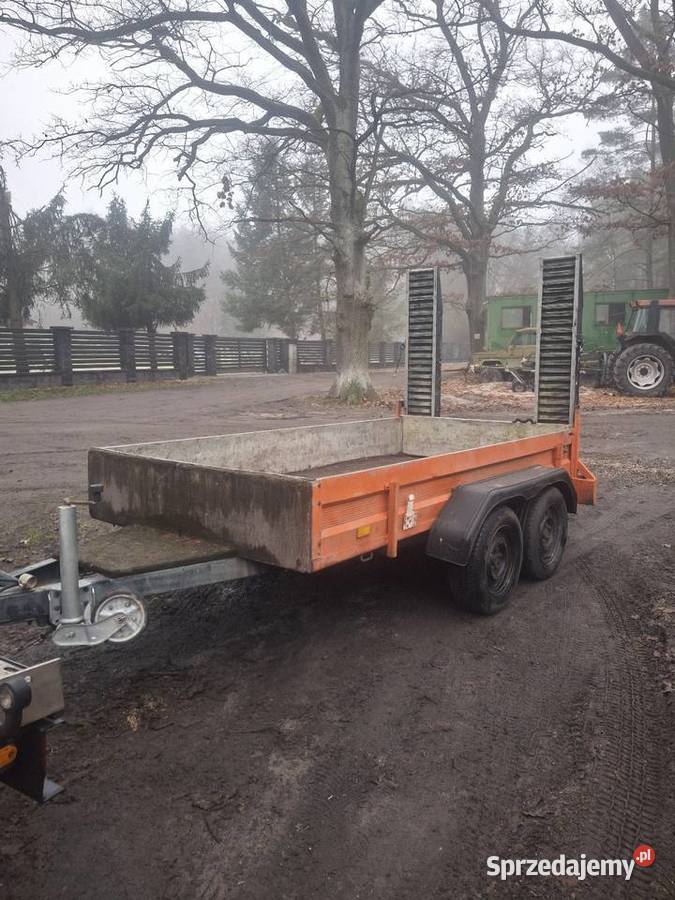 Przyczepa humbaur pod minikoparke aluminiowe Krosno Odrzańskie