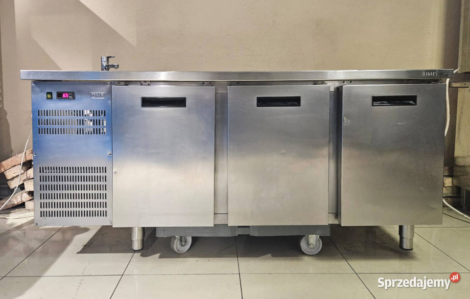 Stół chłodniczy 3 drzwiowy Dora Metal ze zlewem Pszczyna