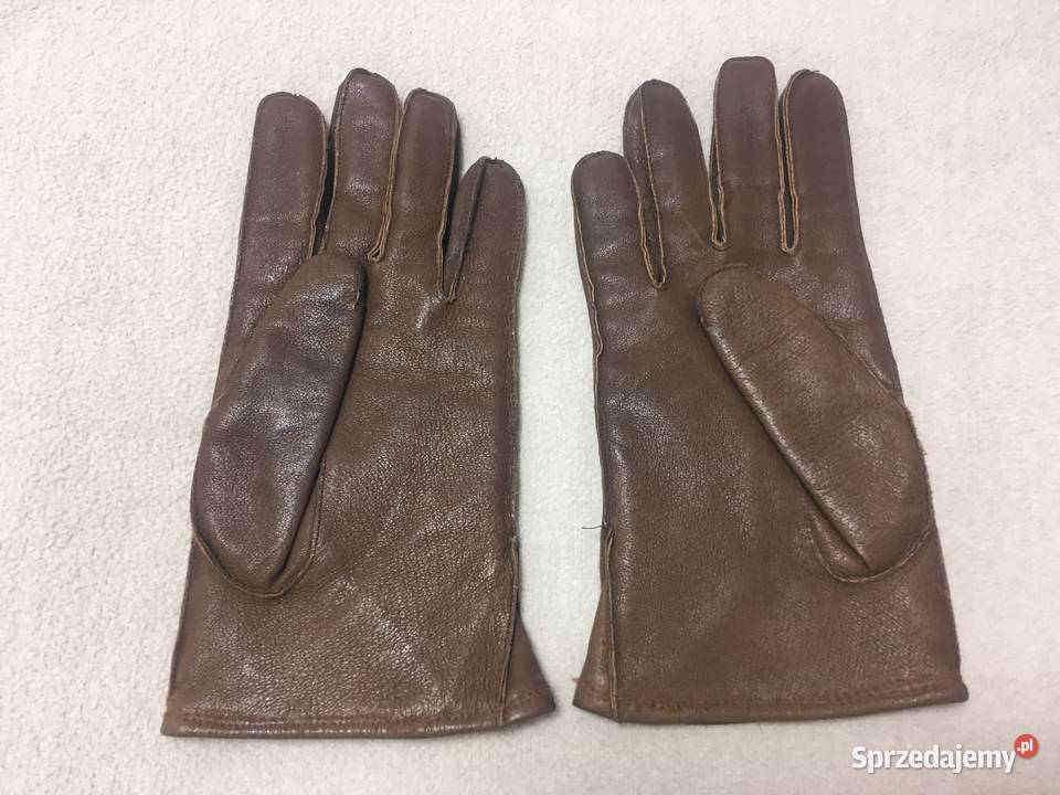 PRL rękawiczki męskie skórzane brązowe nowe Dla mężczyzn zachodniopomorskie Kołobrzeg