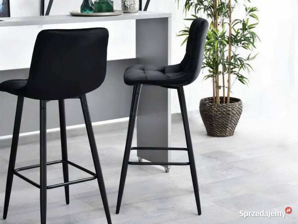Hoker stołek barowy wysokie krzesło podnóżek Meble Bielsk Podlaski