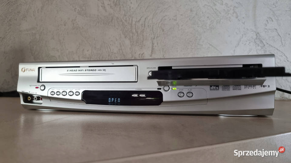 Video magnetowid dvd Funai DPVR6630 VHS CD MP3 Międzychód