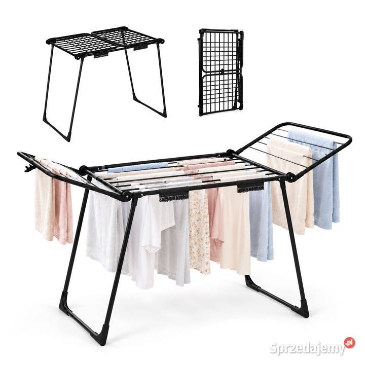 Suszarka na pranie stojąca ModernHome 20m czarna