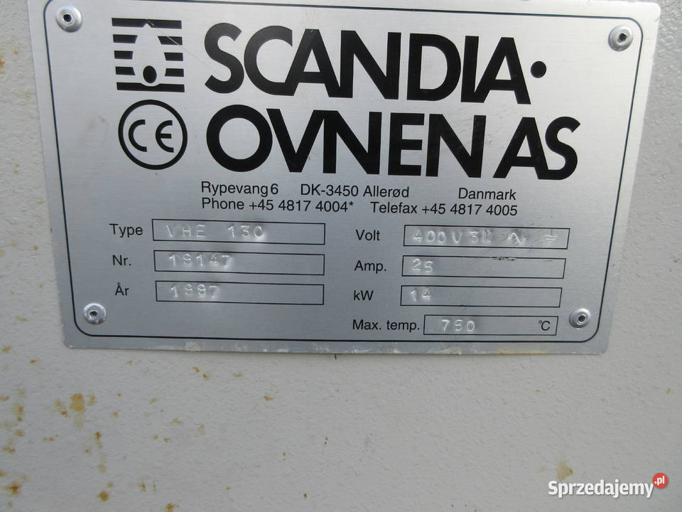PIEC DO WYPALANIA CERAMIKI SZKŁA SCANDIA OVNEN Wąchock sprzedam