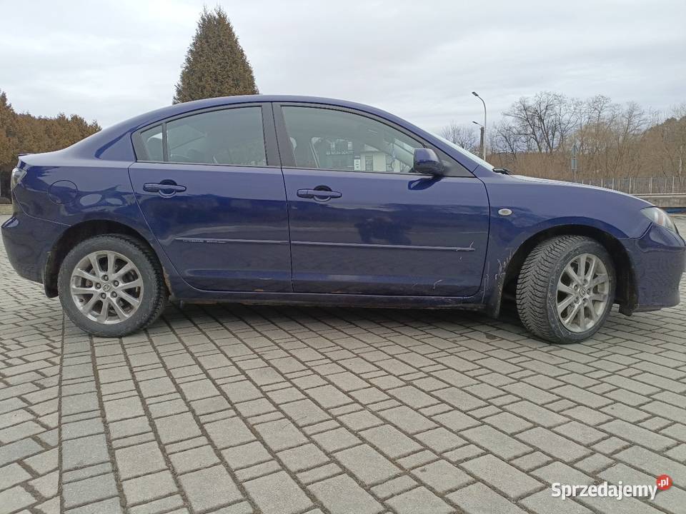 Mazda 3 2008 16 Diesel welurowa tapicerka Mazda małopolskie Laskowa