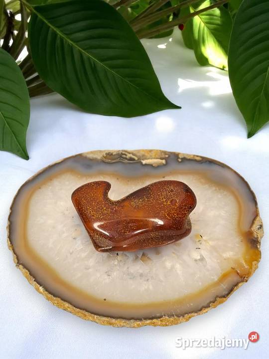 Broszka z bursztynu bursztyn bryłka 1490 Broszki Warszawa