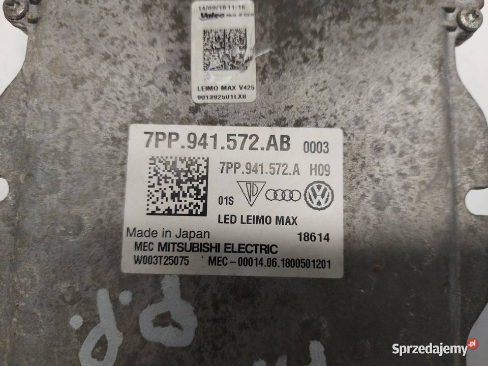 VW Arteon 3G8 2018r MODUŁ STEROWNIK LED PRAWY