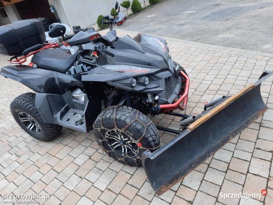 Quad ONLINE 850 75 2019R Pługiem z Niemiec REJ podkarpackie sprzedam