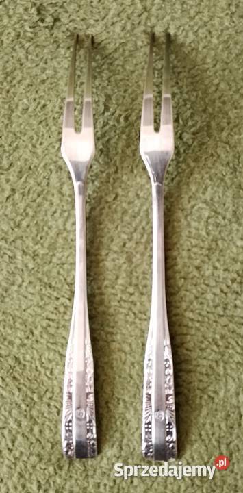 Platerowane widelce serwingowe Hefra wzór Katowice