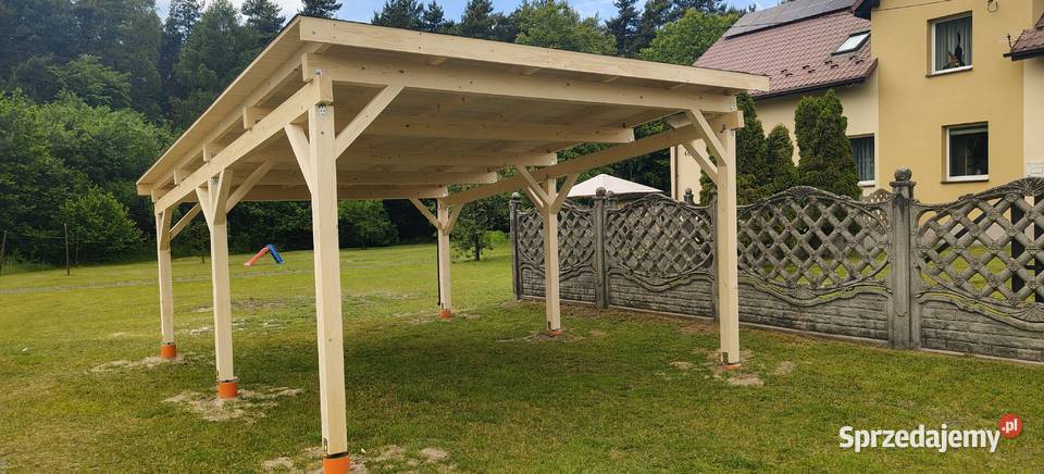Wiata jednospadowa 6x4 m Producent Dostępne inne Altany i wiaty Smolice