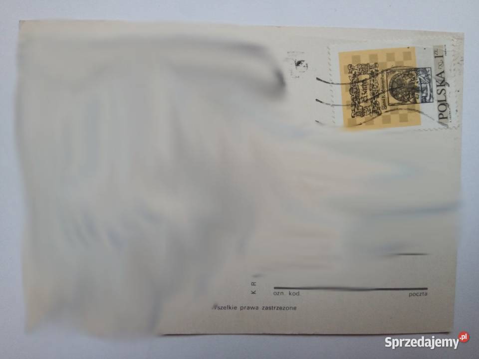 Pocztówka Międzyzdroje 1979r Znaczek śląskie Dąbrowa Górnicza