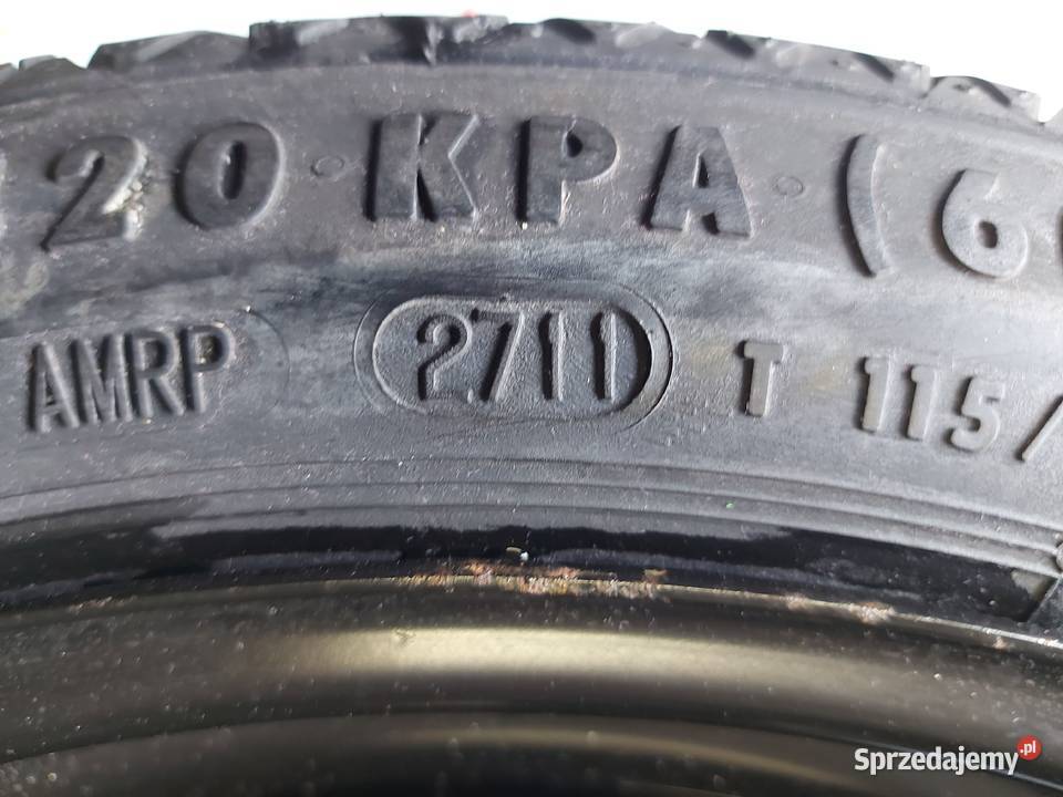 OPEL ASTRA J ZAFIRA C koło dojazdowe 1157016 92M świętokrzyskie Kielce