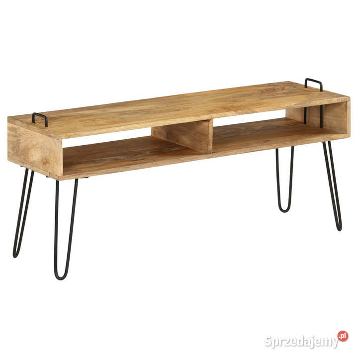 Szafka pod telewizor lite drewno mango 110 x 35 mazowieckie Warszawa