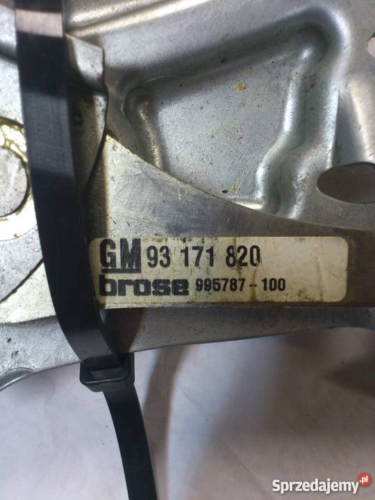 Podnośnik szyby lewy z silnikiem Opel Vectra C Pozostałe Gdynia