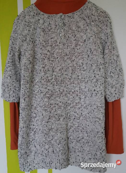 XL48 Tunika zastępująca sweter materiał boucla śląskie Gliwice