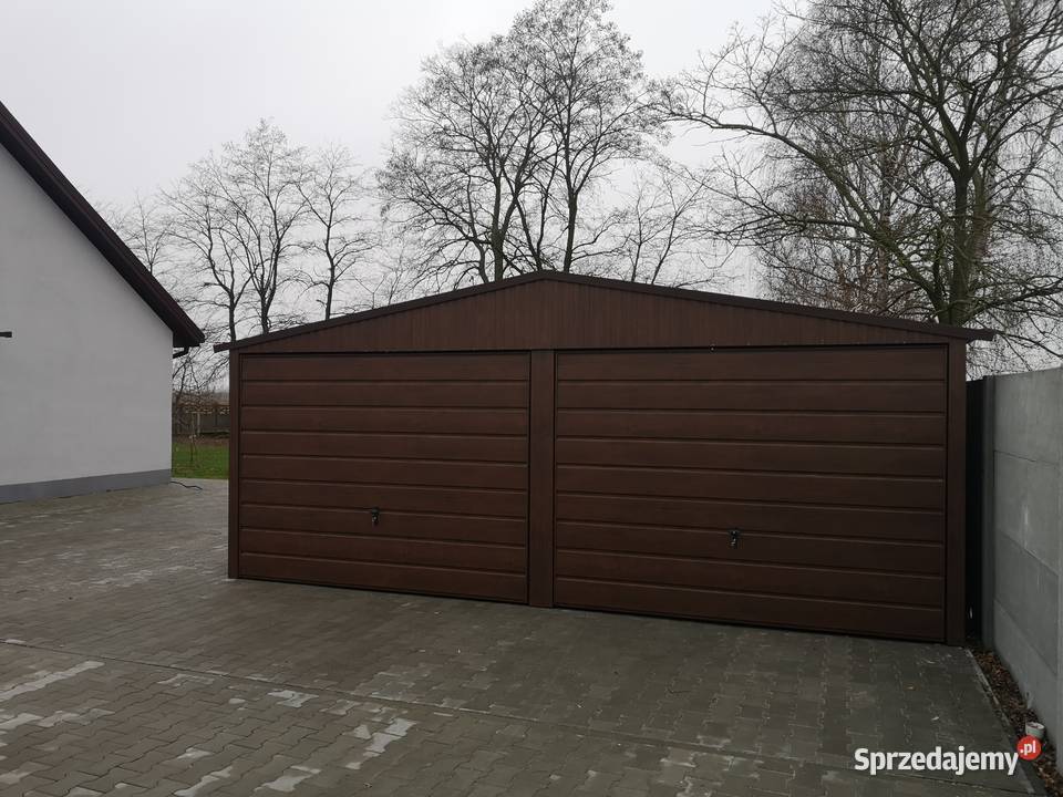 Garażegaraż blaszany 6x56x6 wzmacniany struktura Płońsk