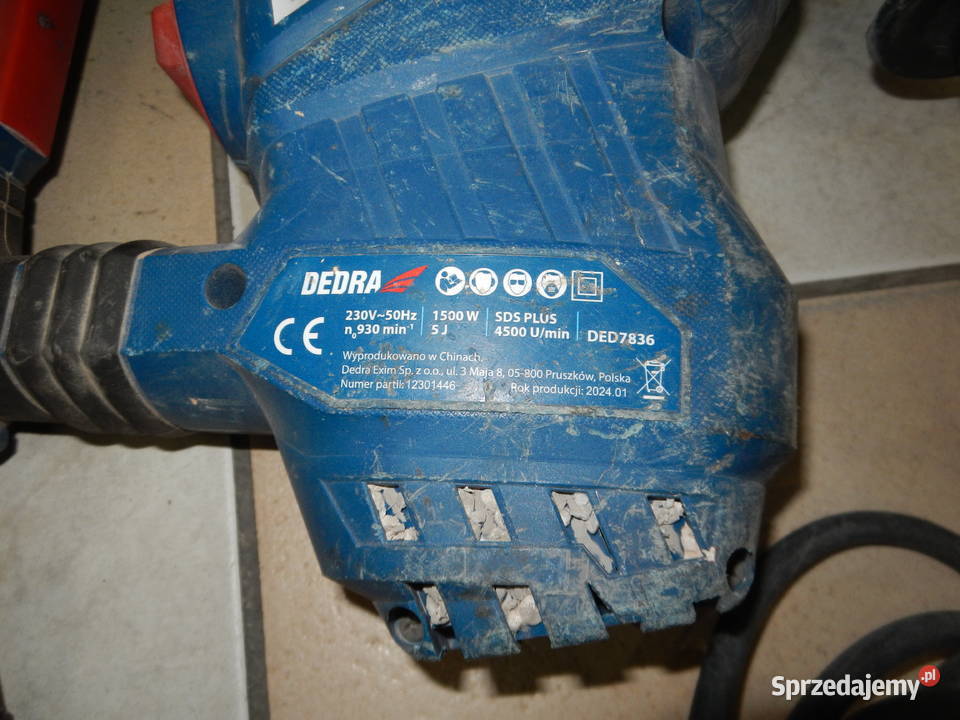 Młot Udarowo Obrotowy Dedra 1500W DED7836 Leżajsk