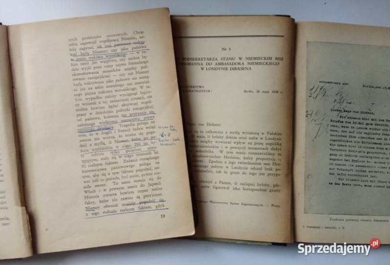 Dokumenty i materiały z przedednia drugiej wojny łódzkie