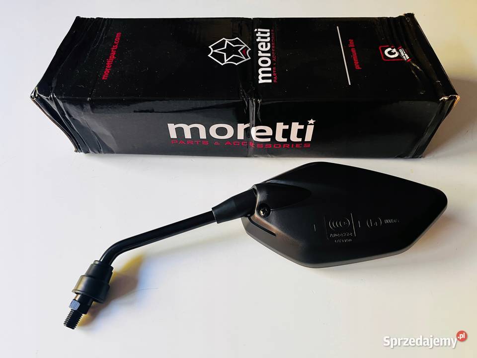 MORETTI LUSTERKO LEWE gwint 10MM prawy Motorower Łobżenica