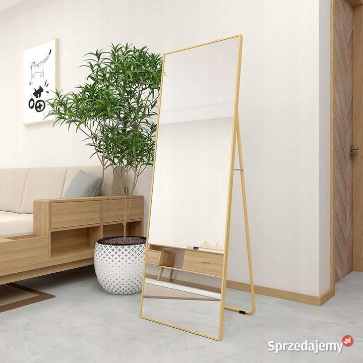 Lustro AUFHELLEN stojące prostokąt rama metal 50