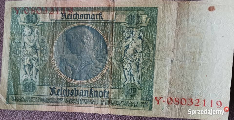 10 Marek Niemcy 1929 r Seria Y Konin