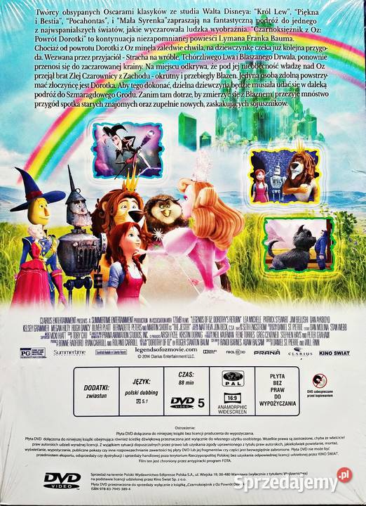 CZARNOKSIĘŻNIK Z OZ POWRÓT DOROTKI DVD KS Kalisz sprzedam