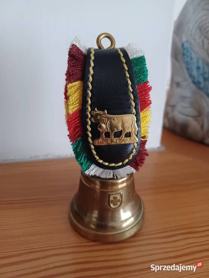 Dzwonek z krzyżem Szwajcaria Mosiądz Poznań sprzedam