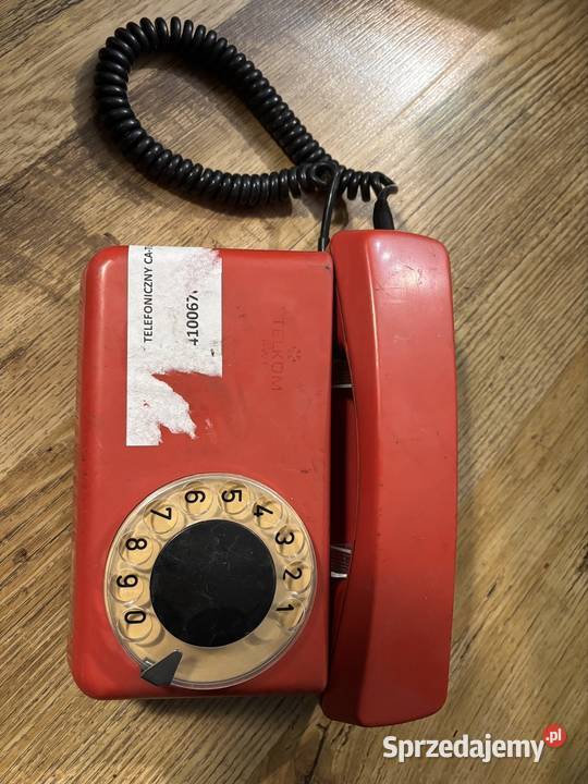 Stary Czerwony telefon wielkopolskie Piła