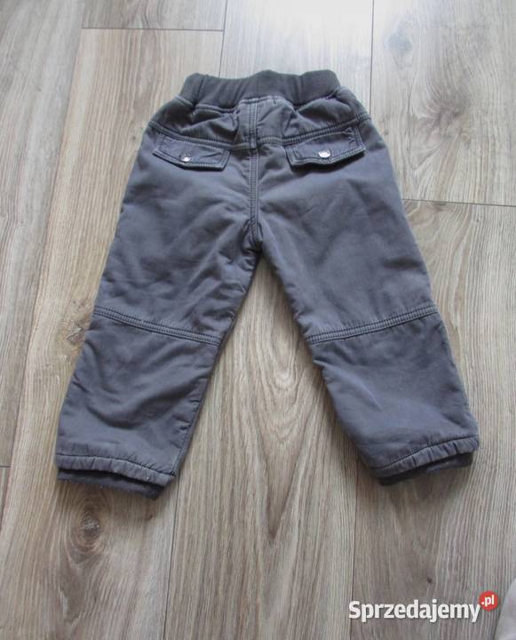 ocieplane spodnie zimowe 8086 chłopiec