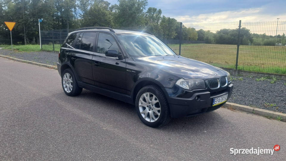 BMW X3 E83 30D 218 2006r AWD Automat Skóry Hak łódzkie Pabianice sprzedam