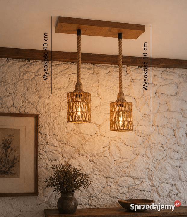 Lampa sufitowa drewniana OLD WOOD RETRO LSM3 Siedlec