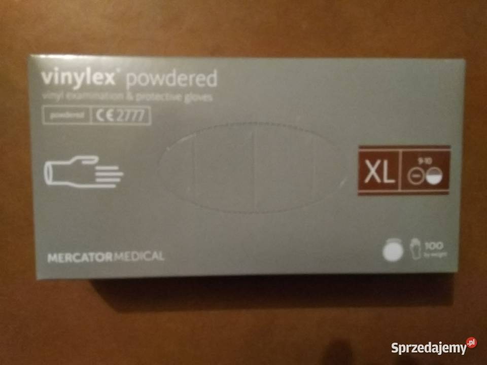 Sprzedam rękawice winylowe M XL Łowicz