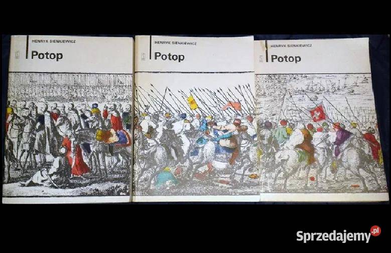 Potop Tom 123 Henryk Sienkiewicz miękka Chełm