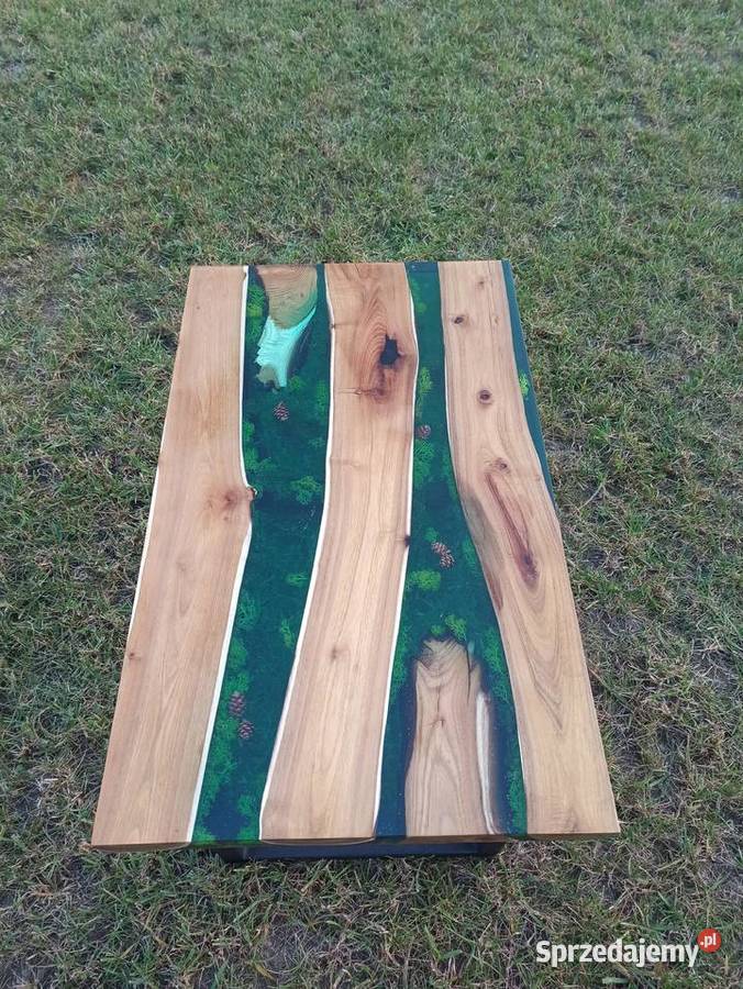 Stolik kawowy Akacja NaturalnaZywica Wrocław