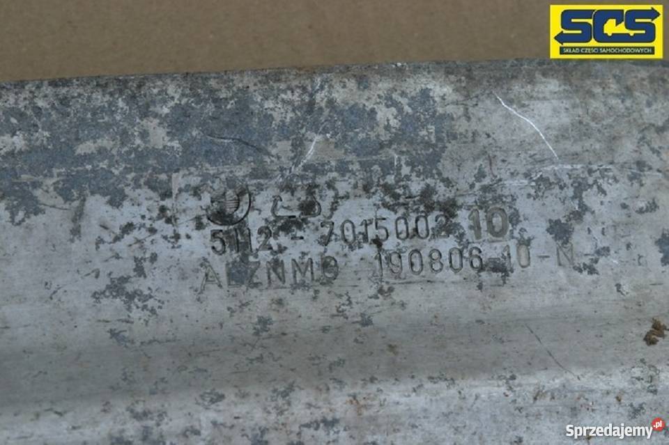 BMW 7 E65 E66 WZMOCNIENIE BELKA ZDERZAKA TYŁ osobowe Karoseria