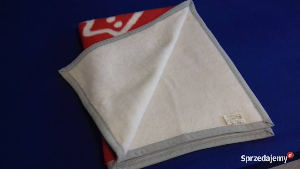 Koc gruby akrylowy miękki tanio sprzedam Kraków