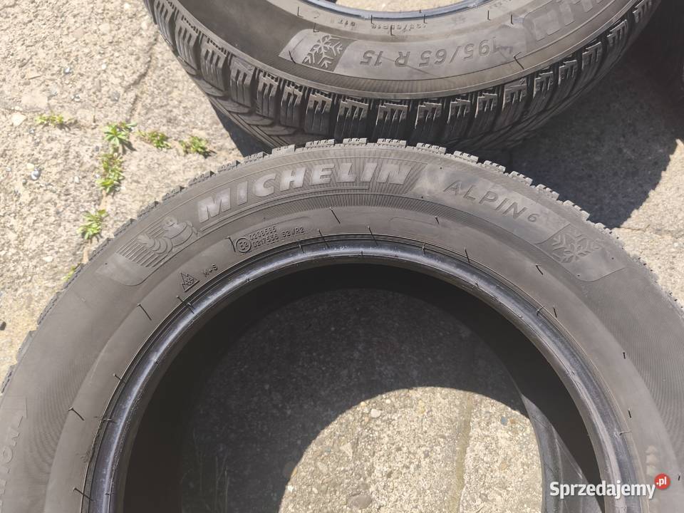 4 zimowe opony Michelin 19565 R15 używane DOT 65 Jaworzno