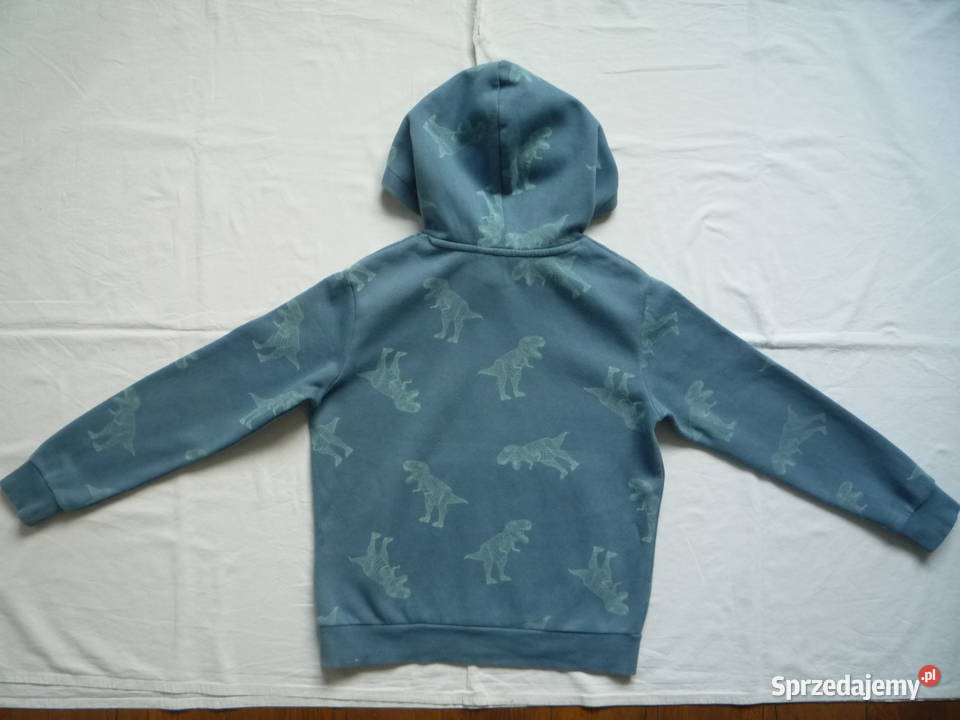 HM 134140 Niebieska Bluza Kangurka kaptur Meszek