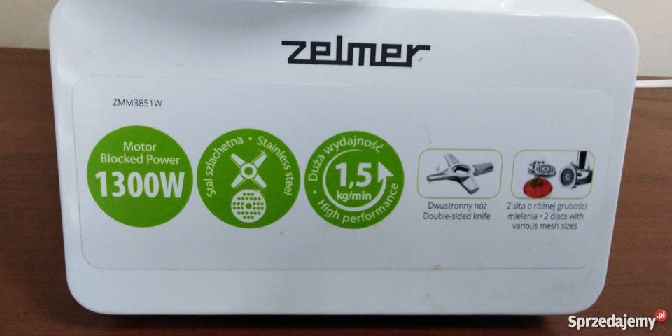 MASZYNKA DO MIELENIA MIĘSA ZELMER Pabianice