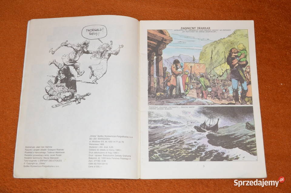 Komiks THORGAL 4 zeszyty Ostrołęka